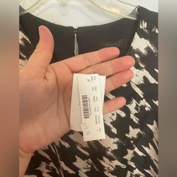 J. Crew NWT Dress Size 4 - Picture 3 of 5